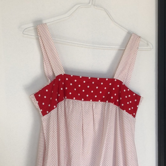 60s Vintage Krist Gudnason Swiss dot prairie dress - Picture 6 of 7